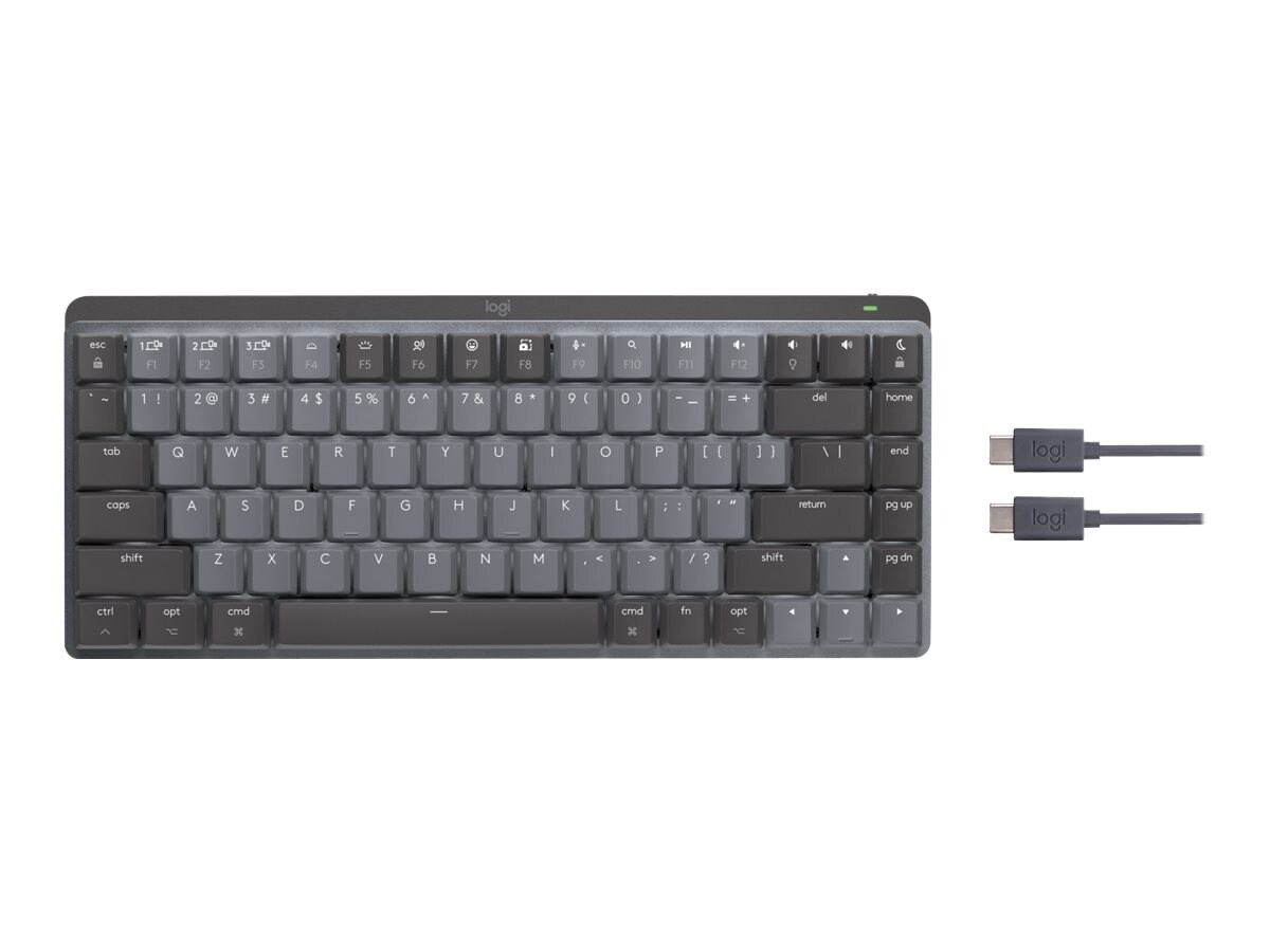 Logitech MX Mechanical Keyboard, Mini Mac, Grey (920-010831)