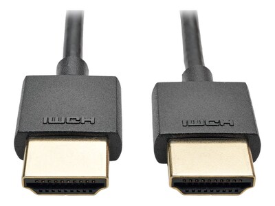 Tripp Lite Slim High-Speed HDMI M M Cable with Ethernet and Digital Video with Audio, 3ft, P569-003-SLIM, 32853981, Cables