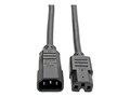 Tripp Lite Heavy Duty Computer Power Cord IEC-320 C14 to IEC-320 C15, 100-250V 15A, 14AWG, 10ft, Black, P018-010, 17058840, Power Cords Tripp Lite Heavy Duty Computer Power Cord IEC-320 C14 to IEC-320 C15, 100-250V 15A, 14AWG, 10ft, Black, P018-010, 17058840, Power Cords