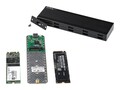 StarTech.com USB-C 10Gbps M.2 PCIe NVMe or M.2 SATA SSD Enclosure - Portable M.2 SSD Aluminum Case, SM2E1BMU31C, 41282463, Hard Drive Enclosures - Single