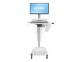 Enovate LCD Medical Cart, 40AH, 150-Watt Phosphate, Electric Push Button, S-M0P-KBP-0-0000, 13340565, Computer Carts - Medical