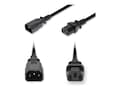 AddOn C14 Male to C13 Female Standard Commercial 18 AWG 250V at 10A PVC SJT Power Cable, Black, 2ft, ADD-C142C13C18G2FBK , 41980693, Power Cords AddOn C14 Male to C13 Female Standard Commercial 18 AWG 250V at 10A PVC SJT Power Cable, Black, 2ft, ADD-C142C13C18G2FBK , 41980693, Power Cords