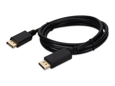 AddOn DisplayPort 1.4 Male to Male Cable, Black, 6ft, DISPLAYPORT14MM6F, 38005510, Cables AddOn DisplayPort 1.4 Male to Male Cable, Black, 6ft, DISPLAYPORT14MM6F, 38005510, Cables
