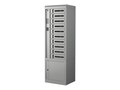 Bretford Manufacturing 10-Bay Locker, MIFARE Classic MIFARE DESFIRE RFID, Keypad, 480x800 LCD Display, AC Charging, TCLAKS100EF11, 35723794, Charging Stations