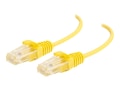 C2G CAT6 UTP Snagless Slim Patch Cable, Yellow, 3ft, 01171, 34348101, Cables C2G CAT6 UTP Snagless Slim Patch Cable, Yellow, 3ft, 01171, 34348101, Cables