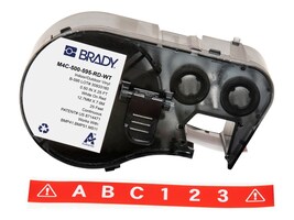 Brady Corp. M4C-500-595-RD-WT Main Image from Front Brady Corp. M4C-500-595-RD-WT Main Image from Front