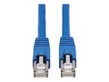 Tripp Lite Cat6a 10G-Certified Snagless F UTP Network Patch Cable, Blue, 6ft, N261P-006-BL, 37671641, Cables