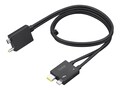 Lenovo ThinkPad Thunderbolt 4 WorkStation Dock Split Cable, 0.7m, 4X91K16970, 41526954, Cables