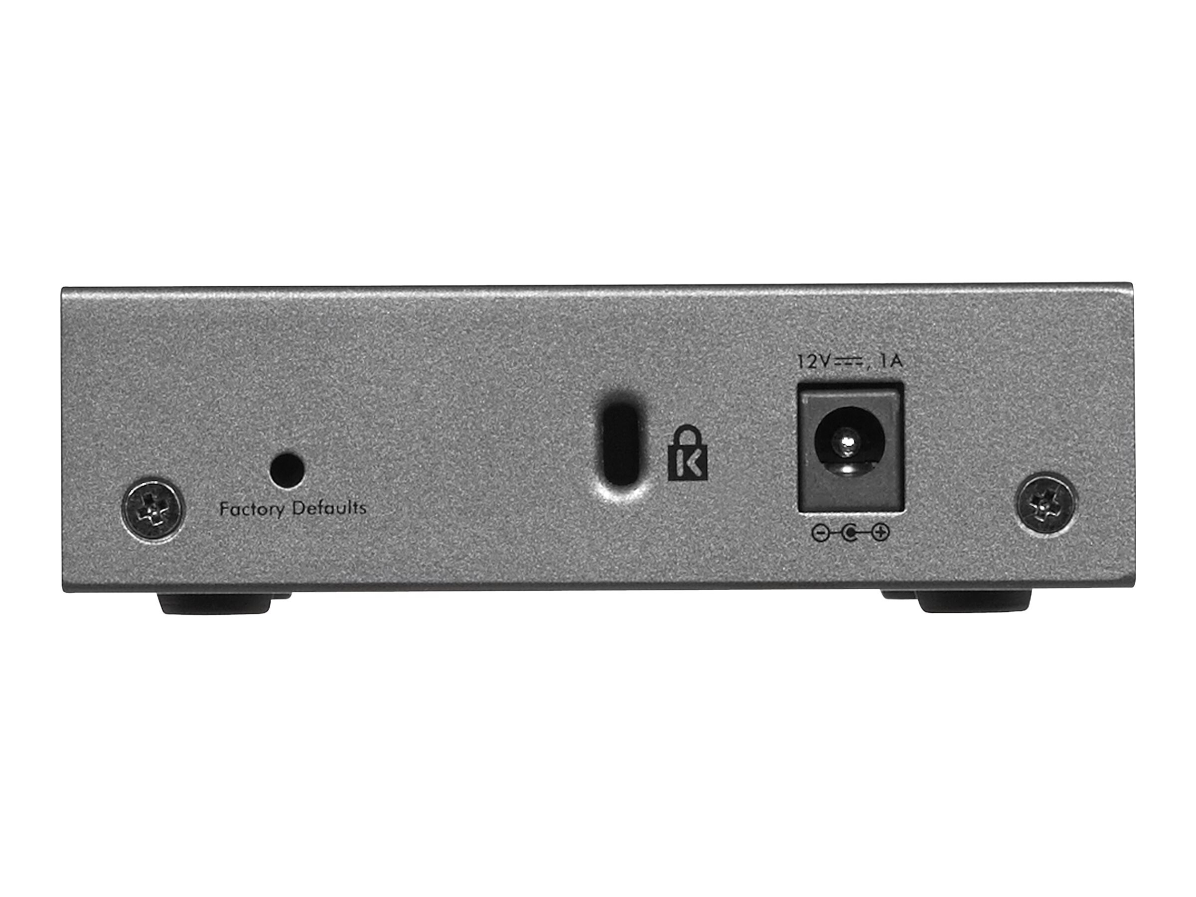 NetGear ProSafe GS105E 5-Port Gigabit Plus Switch – GS105Ev2, Managed, 1 Gbps, Standalone