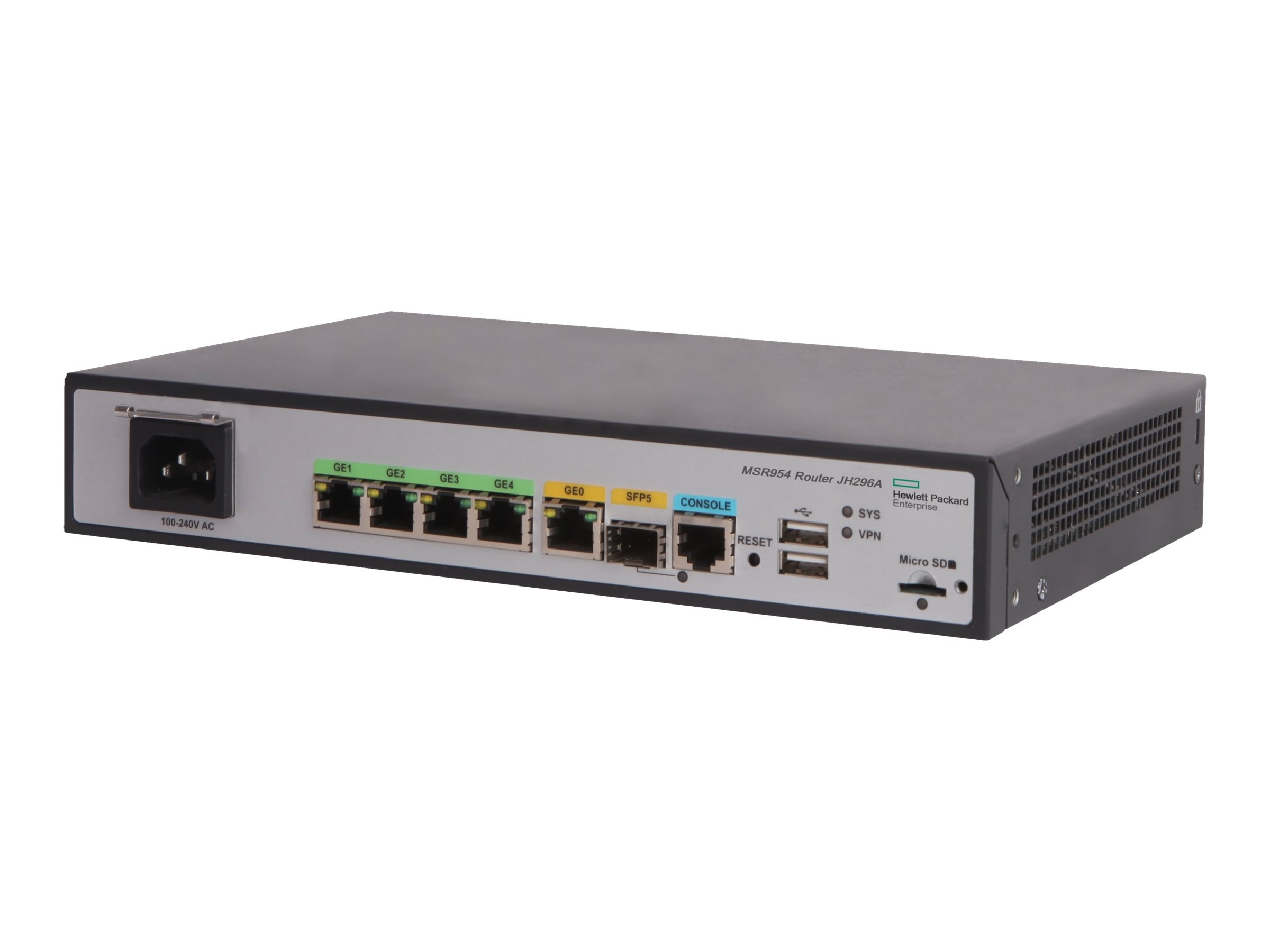 HP(Enterprise) JH296A#ACF HPE MSR954 1GbE SFP Router JP en