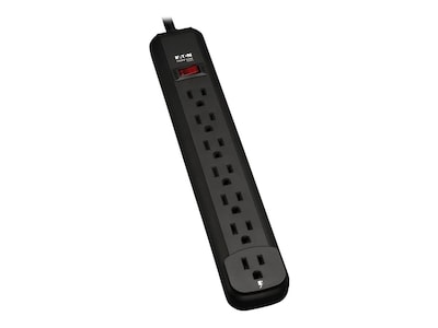 Tripp Lite Power It! 7-Outlet Power Strip, 25ft Cord, Black Housing, PS725B, 30737071, Power Strips Tripp Lite Power It! 7-Outlet Power Strip, 25ft Cord, Black Housing, PS725B, 30737071, Power Strips