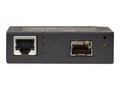 Black Box GbE PoE+ SFP Media Converter, LPS535A-SFP, 34308783, Network Transceivers