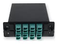 AddOn 4-Bay Cassette 2x 12-Fiber MPO In, 8 LC Duplex Out, Multi-mode Duplex OM4, ADD-4BAYC2MP8LCDM4, 41278830, Rack Cable Management AddOn 4-Bay Cassette 2x 12-Fiber MPO In, 8 LC Duplex Out, Multi-mode Duplex OM4, ADD-4BAYC2MP8LCDM4, 41278830, Rack Cable Management