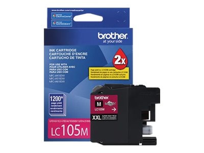 Brother Magenta LC105M Innobella Super High Yield (XXL Series) Ink Cartridge for MFC-J4510DW, LC105M, 14714830, Ink Cartridges & Ink Refill Kits - OEM Brother Magenta LC105M Innobella Super High Yield (XXL Series) Ink Cartridge for MFC-J4510DW, LC105M, 14714830, Ink Cartridges & Ink Refill Kits - OEM