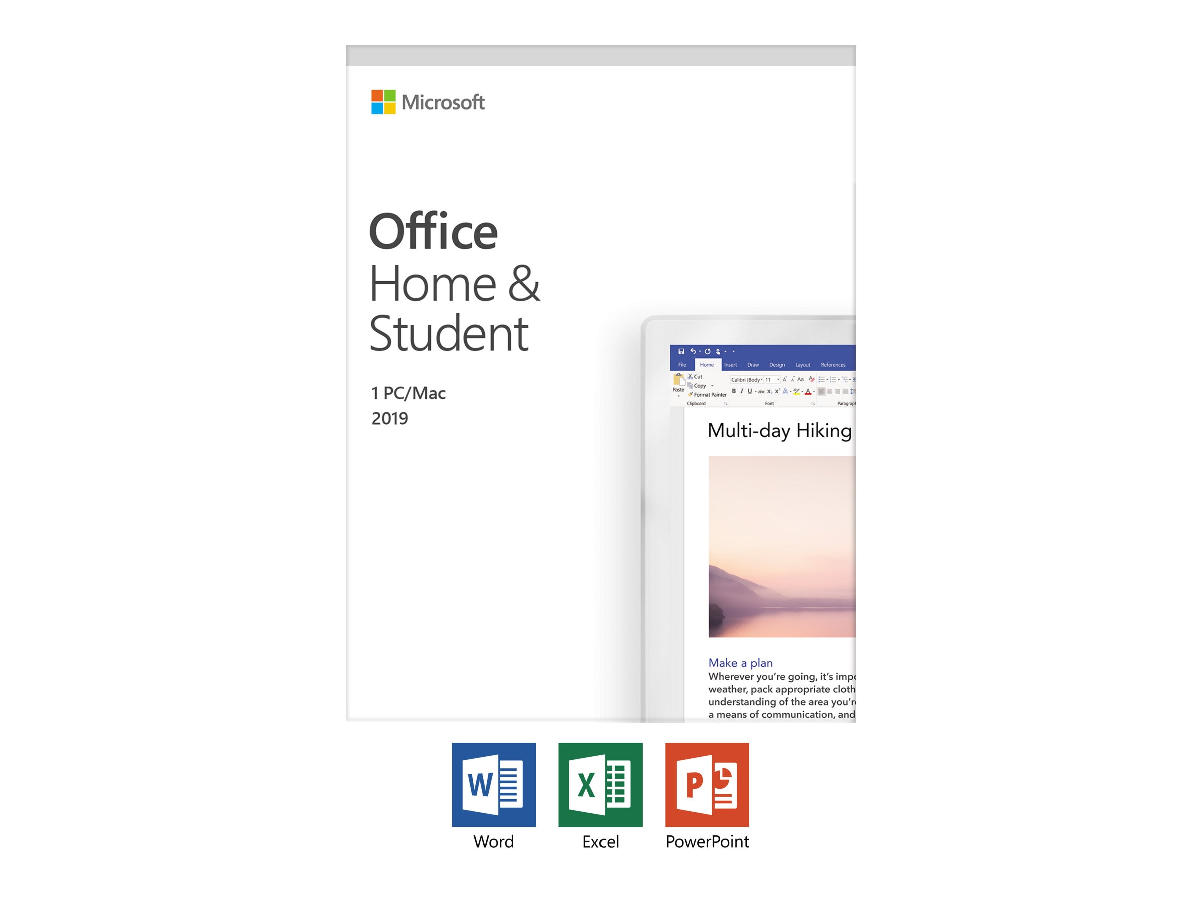 outlook office home and student 2019