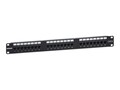 Intellinet Port Identifier Cat6 24-Port Patch Panel with LEDs, 1U, 721080, 41772400, Patch Panels
