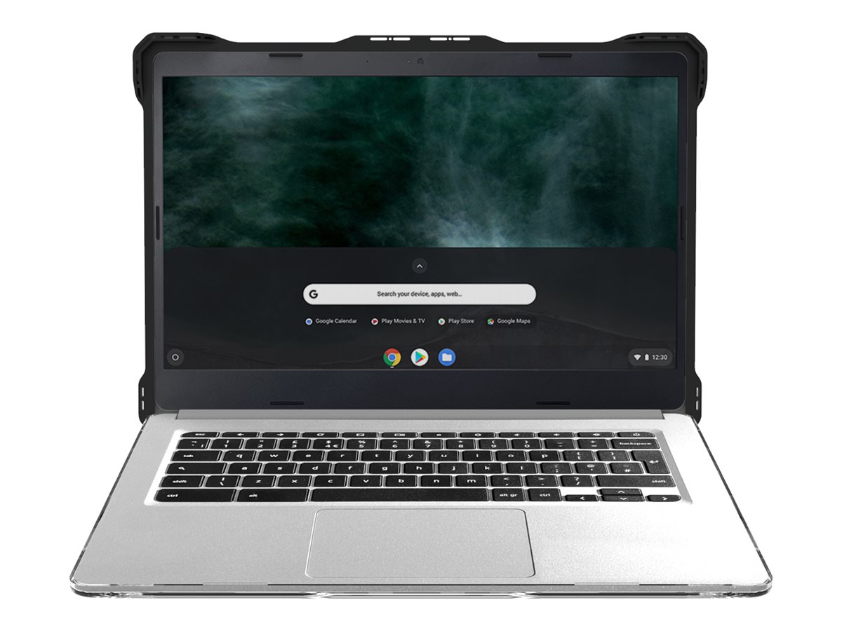 MAXCases  Extreme Shell-S for HP G8/G9 EE Chromebook Clamshell 11.6  (Black/Clear)