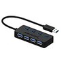 Sabrent 4-Port USB 3.0 Hub w  Power Adapter & LED Switches, HB-UMP3, 22252559, USB & Firewire Hubs
