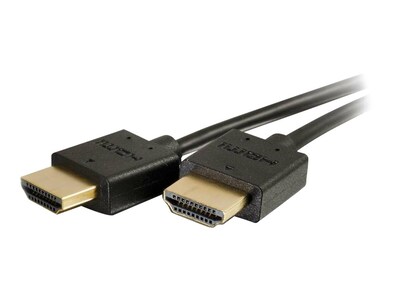 C2G Ultra Flexible High Speed HDMI Cable with Low Profile Connectors, Black, 3ft, 41363, 17691611, Cables