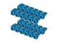 StarTech.com CAT6 RJ45 90-Degree 110 Punch Down Ethernet Keystone Jack, Blue, 24-Pack, C6KEY110BL24PK                , 42147424, Premise Wiring Equipment