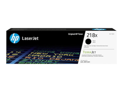 HP (W2180X) 218X High Yield Black Original LaserJet Toner Cartridge, W2180X, 41792345, Toner and Imaging Components - OEM HP (W2180X) 218X High Yield Black Original LaserJet Toner Cartridge, W2180X, 41792345, Toner and Imaging Components - OEM