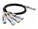 AddOn QDD-4QSFP28-400-CU1M-AO Image 3 from Left-angle