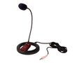 Syba Hi-Fi Desktop Microphone, Base, Gooseneck, Mute Button, CL-ME-606, 16390517, Microphones & Accessories