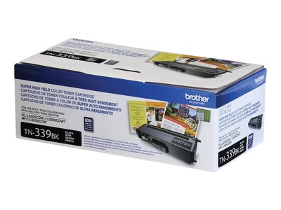 Brother Black Super High Yield Toner Cartridge for HL-L9200CDWT & MFC-L9550CDW, TN339BK, 17523916, Toner and Imaging Components - OEM