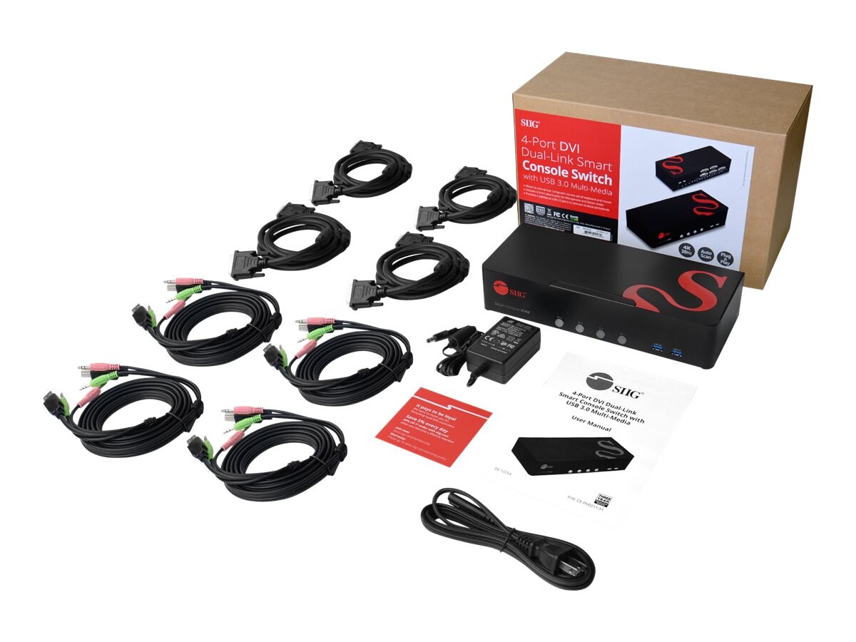 SIIG DVI Dual Link Smart Console KVM Switch - Thumbnail 2