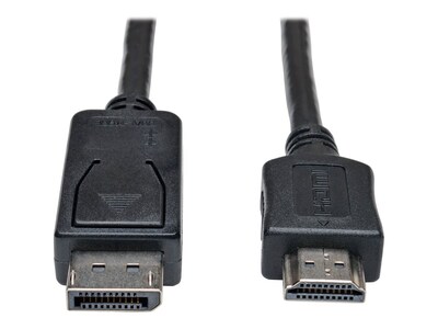Tripp Lite DisplayPort to HDMI M M Cable Adapter, Black, 10ft, P582-010, 17829333, Cables