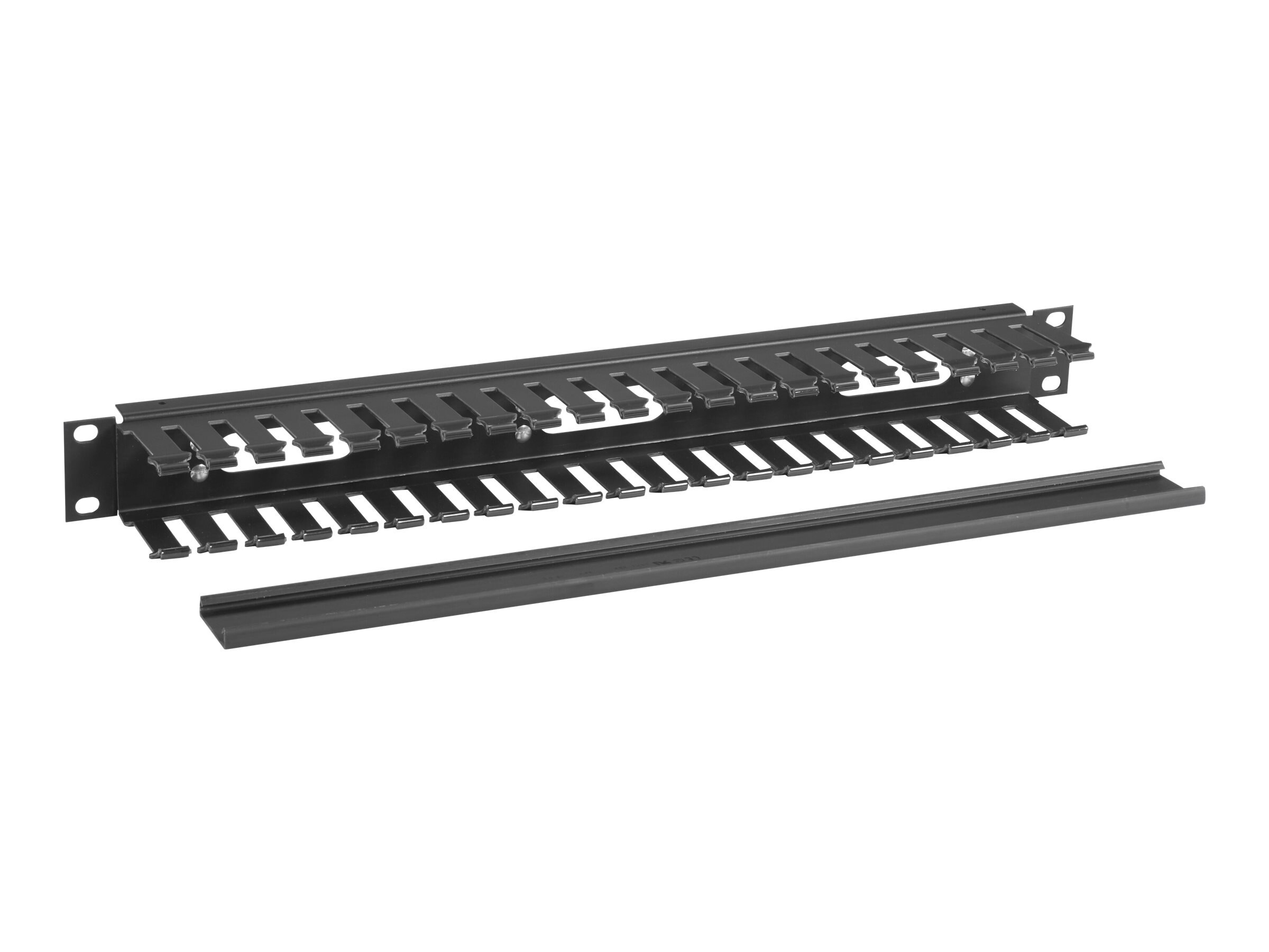 Black Box Rackmount Cable Raceway 1U Single Sided - Horizontal