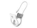 Belkin Secure Holder with Wire Cable for AirTag, White, MSC009BTWH, 41388411, Carrying Cases - Other