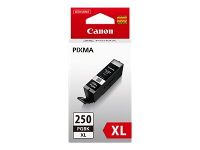 Canon Pigment Black PGI-250PGBK XL Ink Tank, 6432B001, 15139081, Ink Cartridges & Ink Refill Kits - OEM