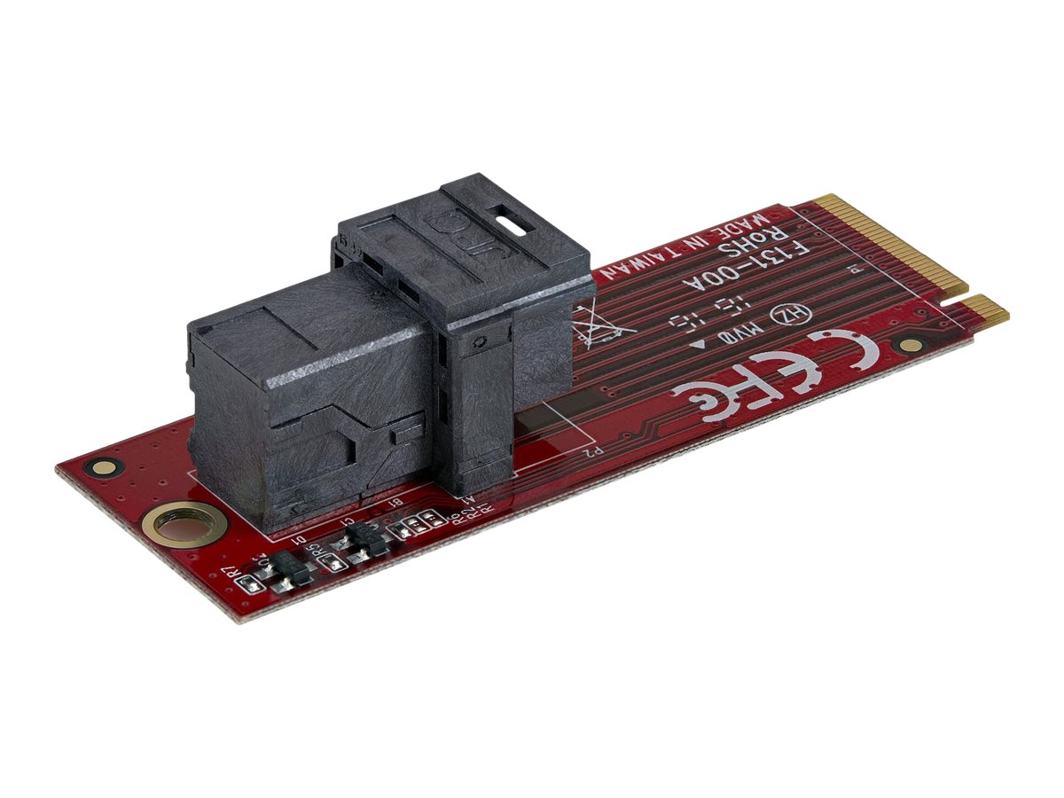 StarTech.com U.2 (SFF-8643) to M.2 PCIe 3.0 x4 Host Adapter Card 