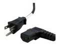 StarTech.com NEMA 5-15P to Right Angle C13 18AWG Computer Power Cable, 6ft, PXT101L, 10147196, Power Cords