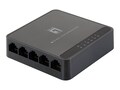 CP Technologies LevelOne FEU-0512 Desktop Mount Switch 5xFaE RJ-45, FEU-0512, 37453960, Network Switches