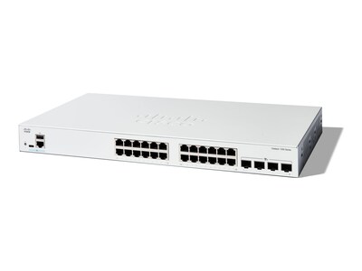 Cisco Cat 1300 24-port GE PoE4x10G, C1300-24T-4X, 41689811, Network Switches