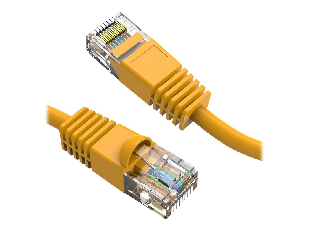 Cat6 Ethernet Cable 10ft Yellow | 10Gbps, RJ45 LAN, 550 MHz, UTP | Network  Patch Cable