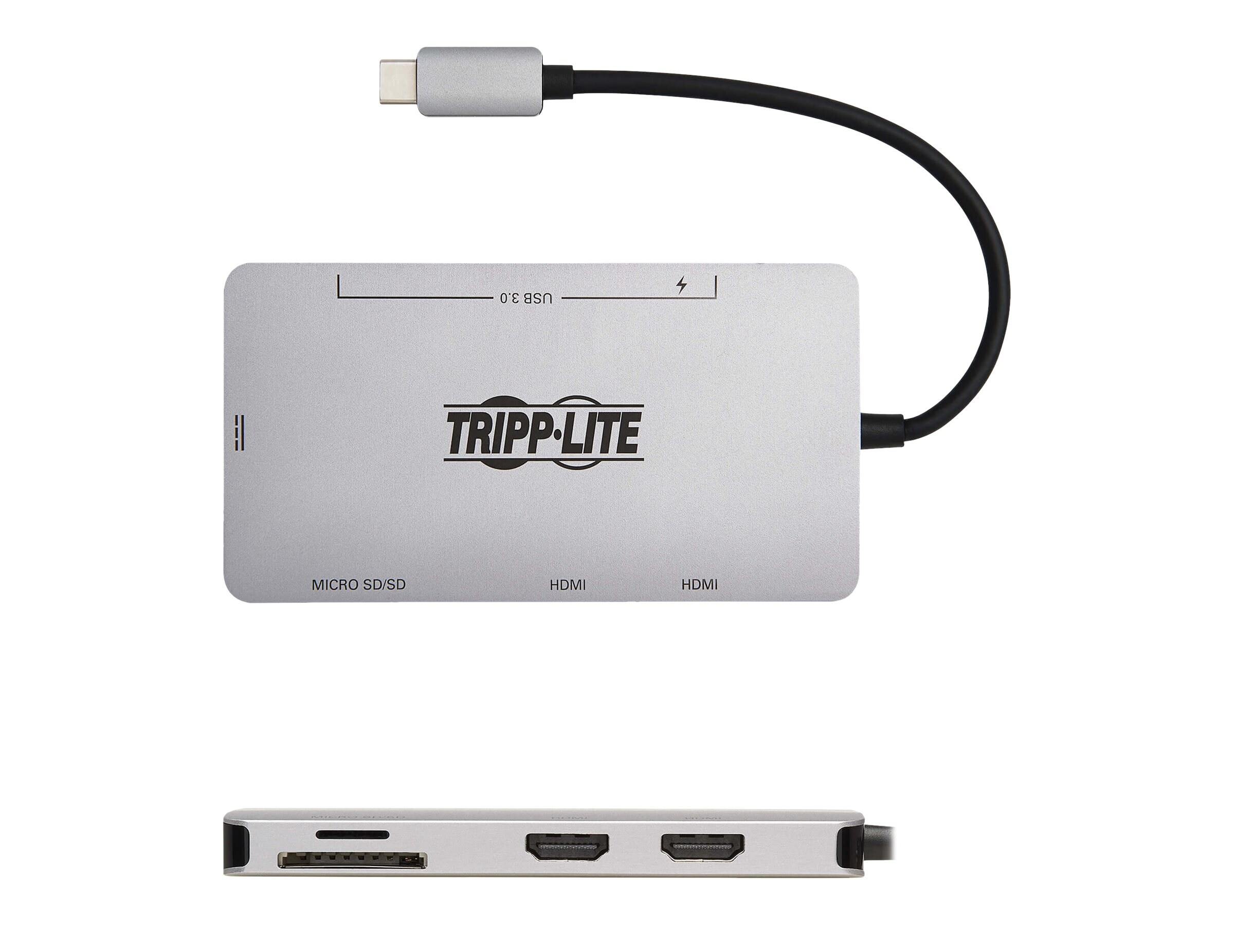 Tripp Lite USB C Dock Dual-Display 4K HDM (U442-DOCK8-GG)