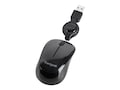 Targus USB Retractable Cable Compact Optical Mouse, Black Gray, AMU75US, 10159672, Mice & Cursor Control Devices