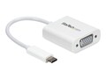 StarTech.com USB Type C (USB-C) to VGA M F Video Converter Adapter, White, CDP2VGAW, 27562038, Adapters & Port Converters