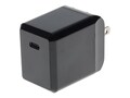 AddOn Wall Plug, 18W, USB Type-C, Black , USAC2USBC18WB, 41294965, AC Power Adapters (external)