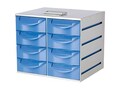 Capsa Transfer Cart, Solid Construction, 8 Drawer Compacity, 9M33-08, 9409110, Computer Carts - Medical