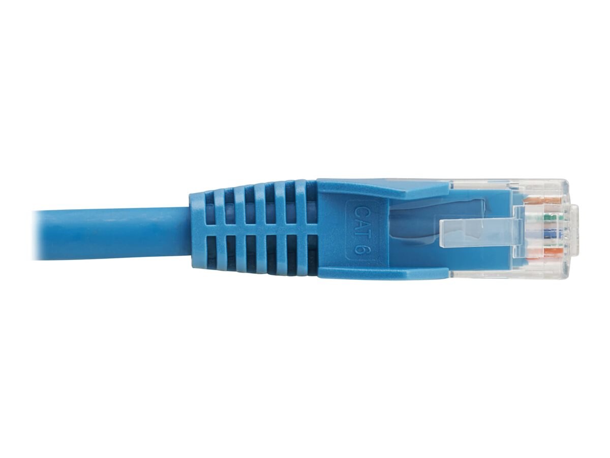 Tripp Lite CAT6 Gigabit Snagless Molded UTP PoE LSZH Ethernet Cable, Blue,  3m