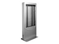 Peerless-AV Portrait Kiosk fits 55 Displays Less than 4.00 Deep, Silver, KIPC2555-S, 34847154, Digital Signage Kiosks & Kiosk Enclosures