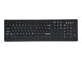 TG3 Low-Profile Washable Rubber 104-key USB, Black, KBA-CK104S-BNUN-US, 32063891, Keyboards & Keypads