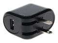 AddOn USB 2.0 (A) 5V 2.4A Wall Plug, Black, USAC2USB5V24AB, 41294961, Battery Chargers AddOn USB 2.0 (A) 5V 2.4A Wall Plug, Black, USAC2USB5V24AB, 41294961, Battery Chargers