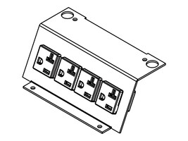 Legrand AV CAF3-DP2                       Main Image from Right-angle
