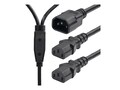 StarTech.com 18AWG 10A 250V C14 to 2x C13 AC Splitter Power Cable, 6ft, TAA, 8723-8600-POWER-CORD, 41740327, Power Cords