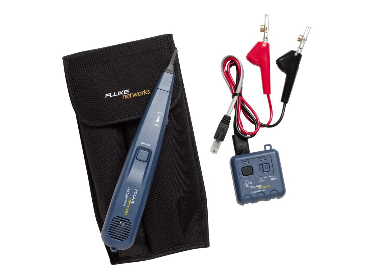 Fluke Networks 26000900 Pro3000 Tone Generator and Probe Kit for sale online 